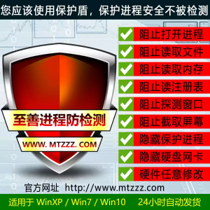 至善防检测保护盾，适用xp/win7/win10，月卡，激活后30天内有效